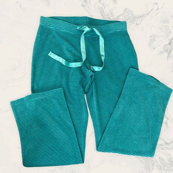 Old Navy Intimates Plush Pajama Pants - Size M - Green - Picture 1 of 4